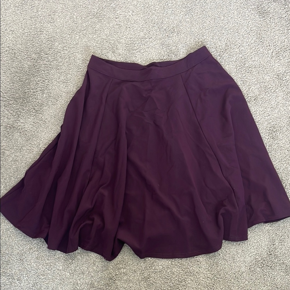 Dark Purple Circle Skirt
